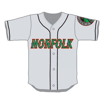 Norfolk Tides Authentic Road Jersey