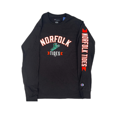 Norfolk Tides Champion Long Sleeve T-Shirt