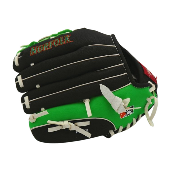 Norfolk Tides Rawlings 10 Inch Baseball Glove