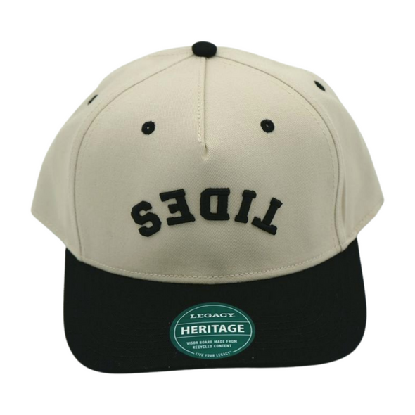 Norfolk Tides Upside Down Text Snapback Hat