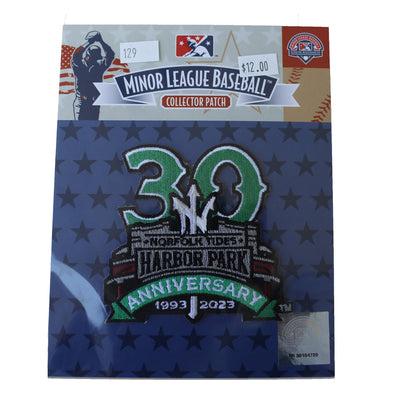 Norfolk Tides 30th Anniversary Patch
