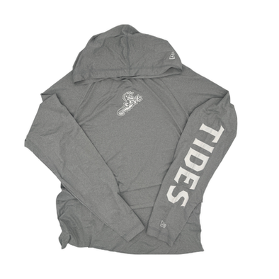 Norfolk Tides New Era Gray Lightweight Hoodie