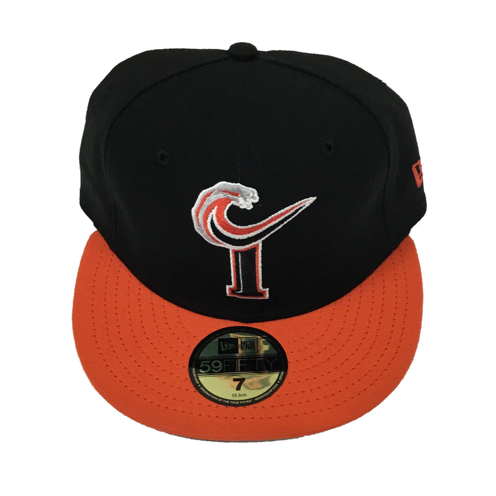Norfolk Tides Orange & Black Retro Fitted Hat – Norfolk Tides Team Store