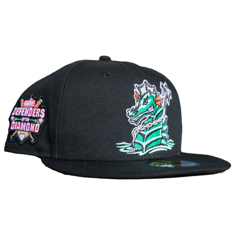 Norfolk Tides 2024 Marvel's Defender of the Diamond New Era 59Fifty Fitted Hat