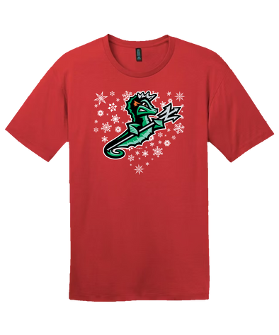 Norfolk Tides Holiday Snow Plate Like Home T-Shirt