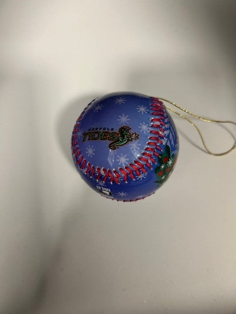 Norfolk Tides Baseball Ornaments