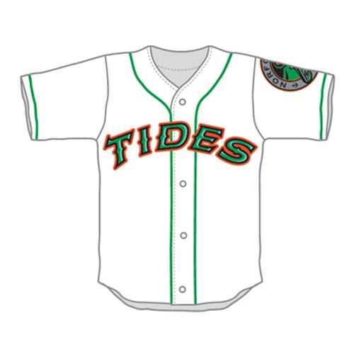 OT Sports Norfolk Tides Youth Home Jersey Y-XLG